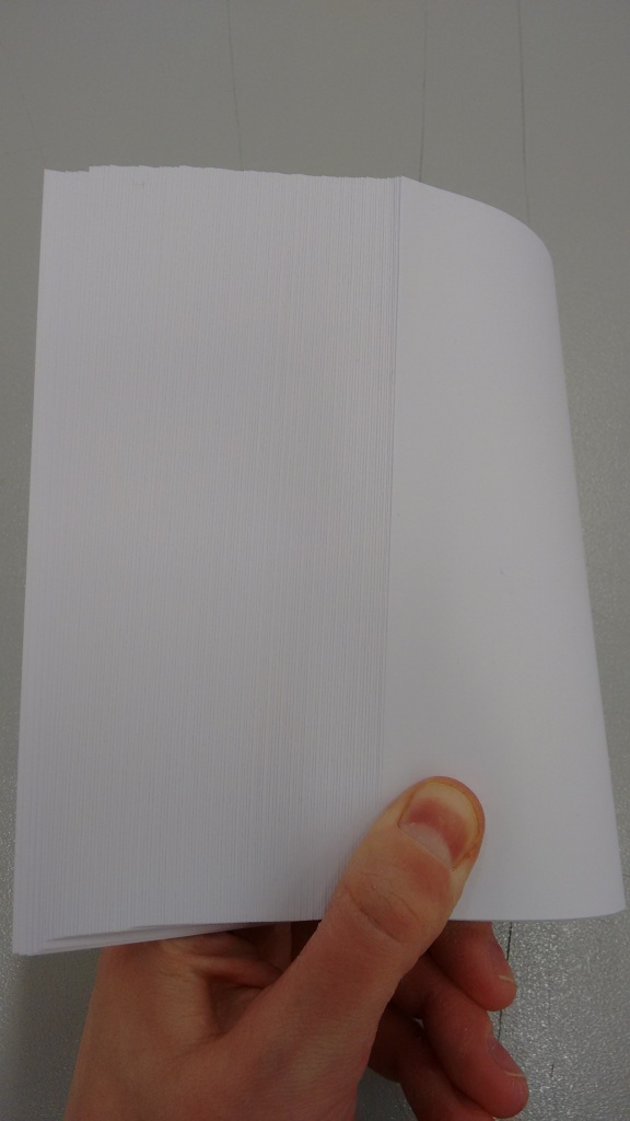 Boekbinden papier luchten